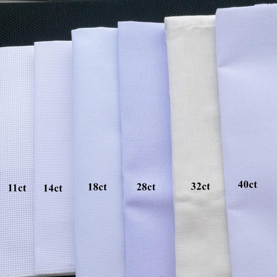 42X50Cm 28Ct 18Ct 16Ct 11Ct Aida Cloth Cross Stitch Fabric Canvas DIY Handcraft Supplies Stitching Embroidery Craft - (Size: 145X100Cm)