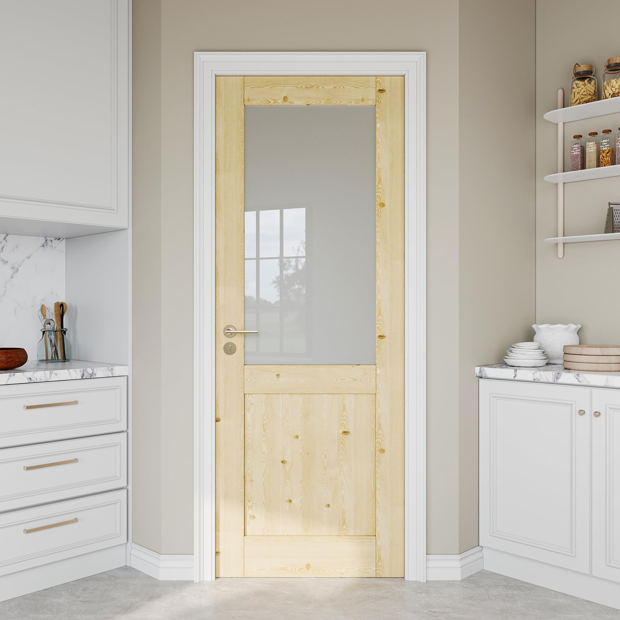 JUJUBON Pine Door