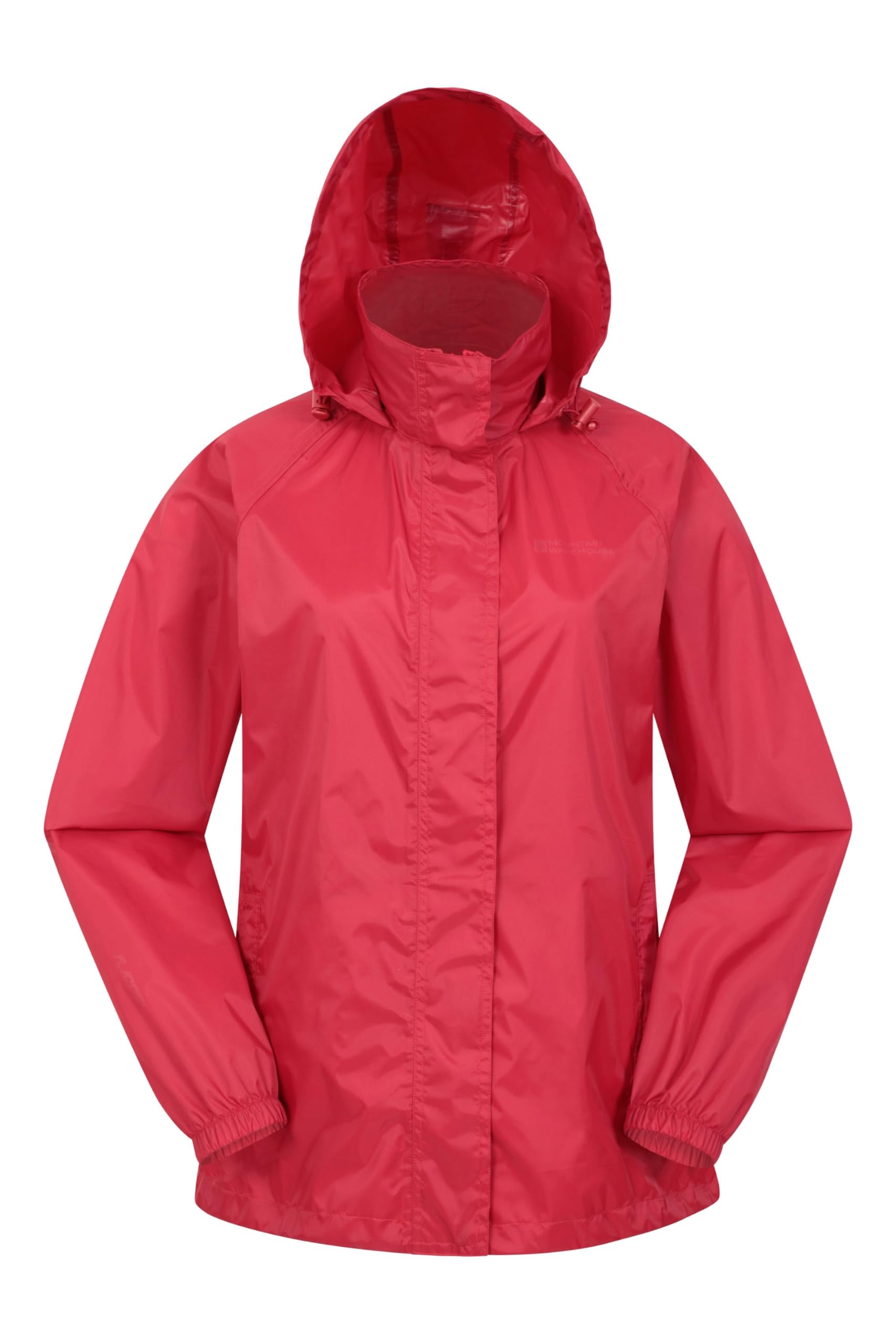 Mountain Warehouse Pakka Womens Waterproof Rain Jacket Red 8