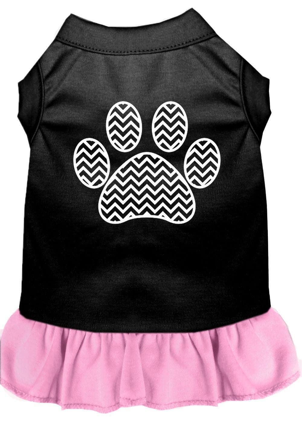 Robe patte de chien à chevrons Mirage Pet Products : élégance canine