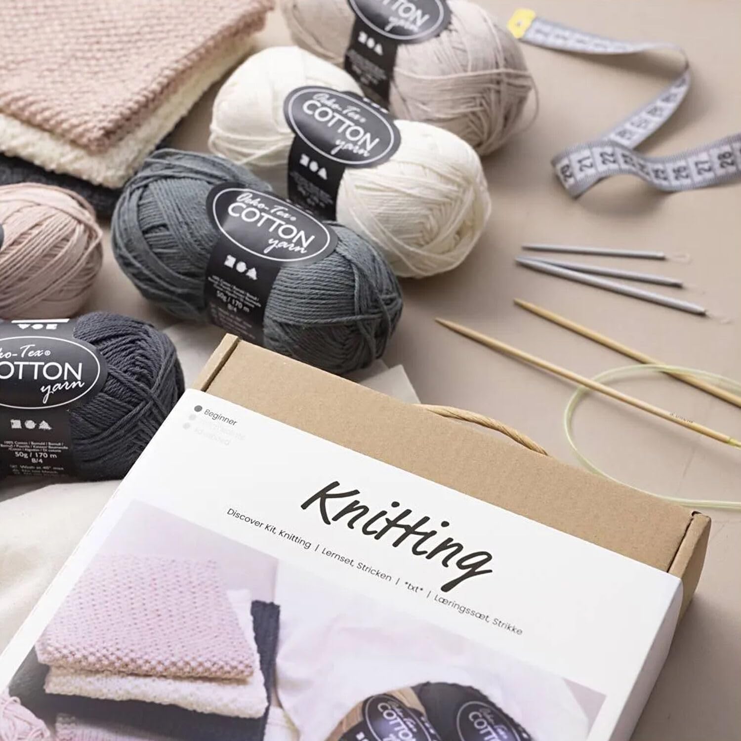 CREATIV DISCOUNT Starter Bastelset Stricken - DIY Set