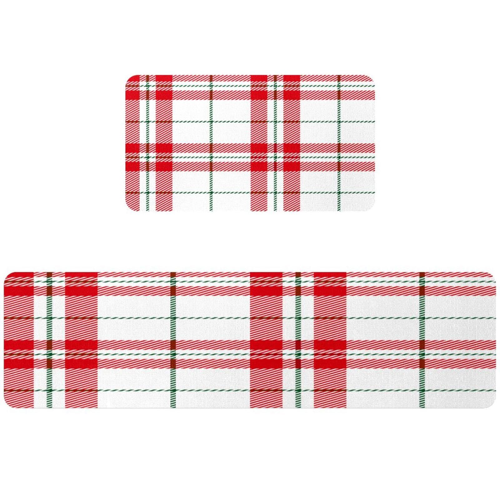 Tapis de cuisine écossais pour protéger le sol de la buanderie des taches