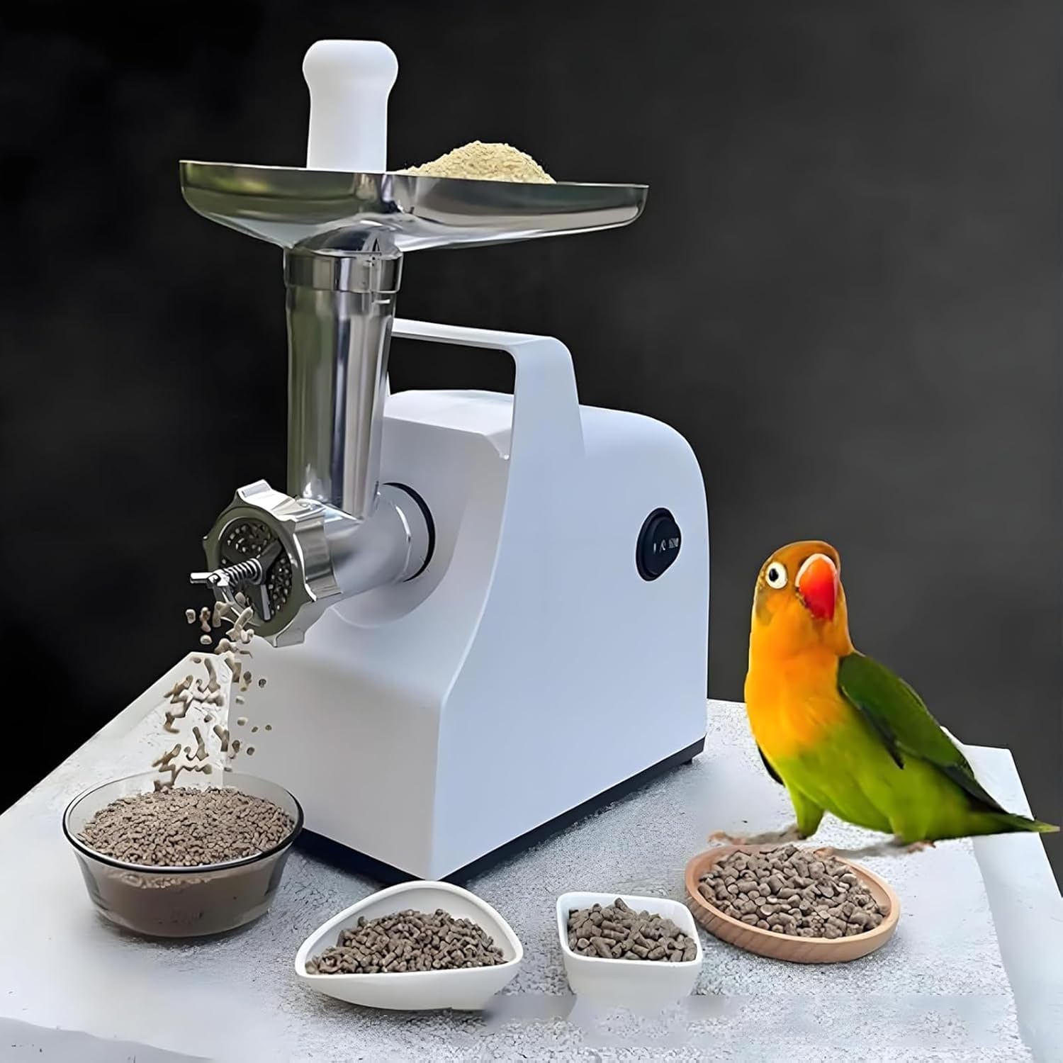 Macchina elettrica per la Produzione di Pellet per mangimi Animali - Macchina Multi-Piastra per Alimenti e Esche per Animali Domestici, per Una nutrizione ottimale e Una Produzione