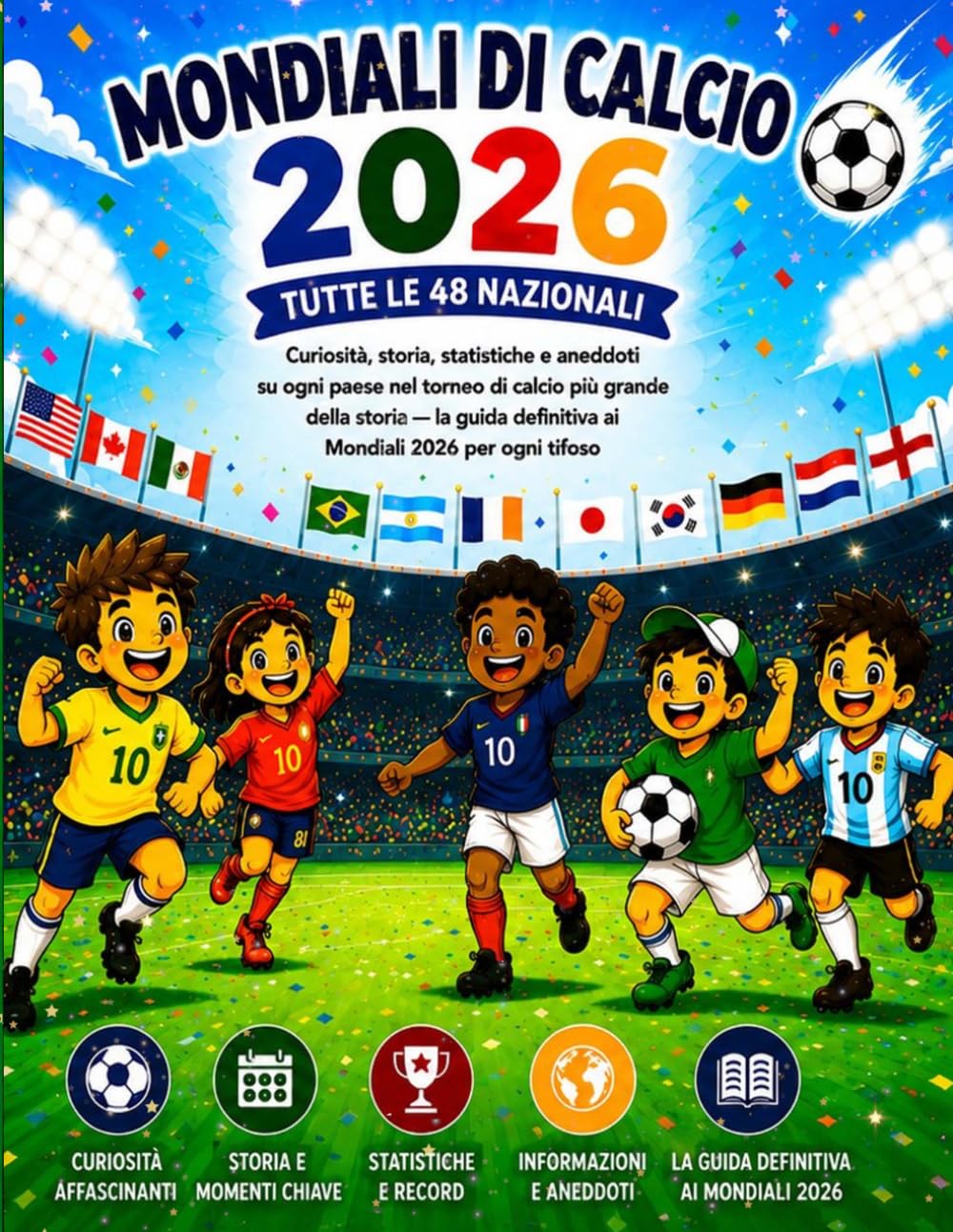 Mondiali di Calcio 2026: Tutte le 48 Nazionali: Curiosità, storia, statistiche e aneddoti su ogni paese nel torneo di calcio più grande della storia — ... definitiva ai Mondiali 2026 per ogni tifoso