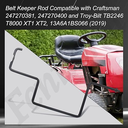 Miniatura 3 de 747-06239B - Barra de sujeción de correa compatible con cortacésped MTD Troy Bilt Cub Cadet XT1 XT2 LX46 LX42 LT46 LT42 TB2246 T8000, reemplaza
