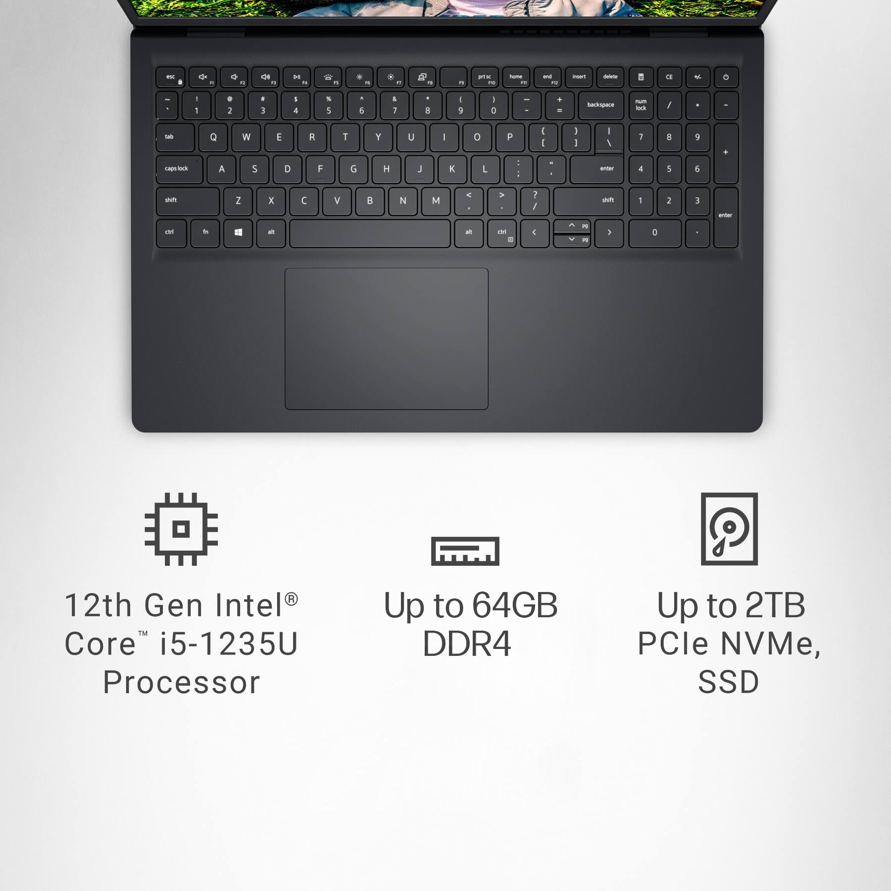 Amazon.com: Dell 15 Touchscreen Laptop, Intel 10-Core i5-1235U