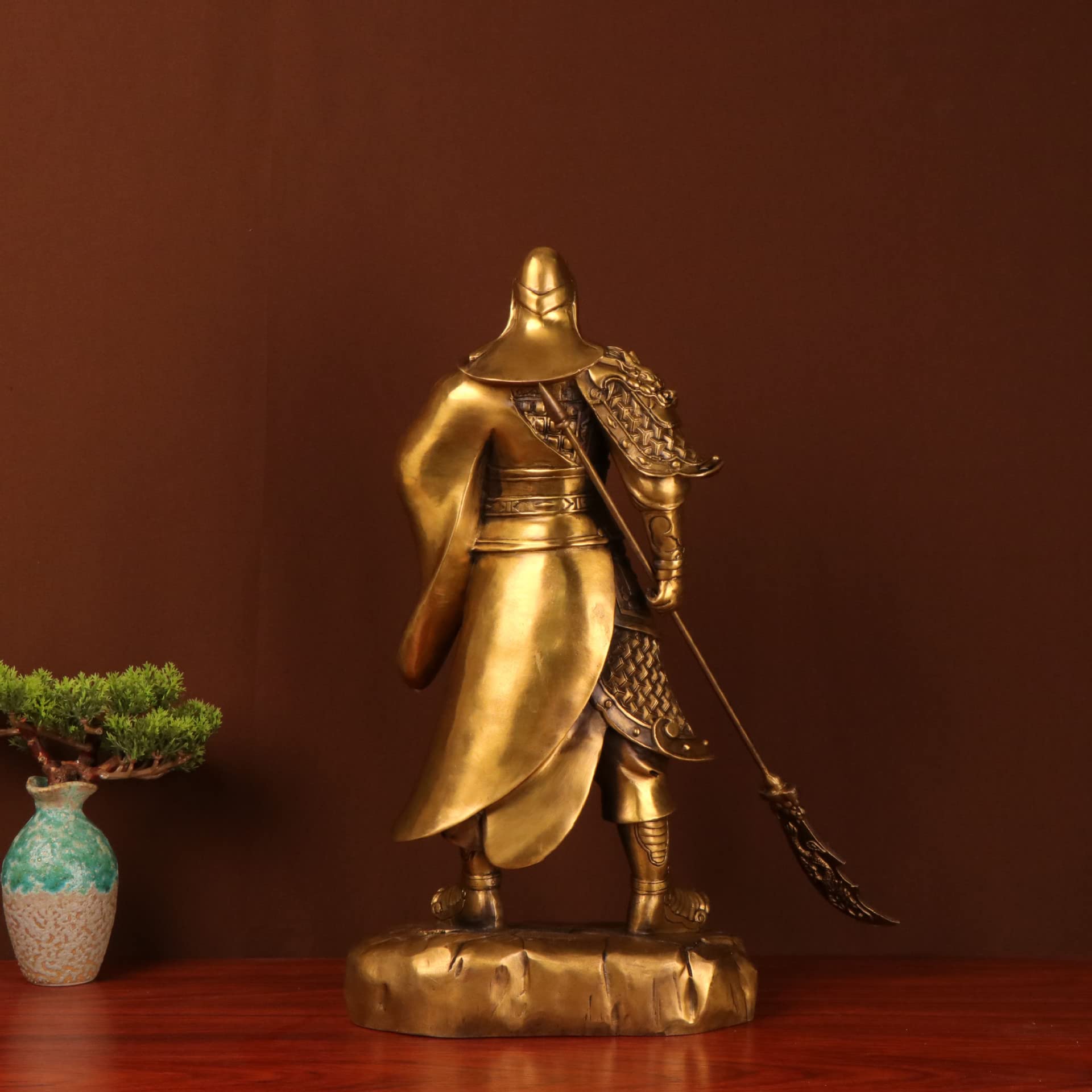 人形　神像　銅製　ブロンズ像　置物　インテリア　工芸品　美術品　A1291 人形 神像 銅製 ブロンズ像 置物 インテリア 工芸品 美術品 A1291