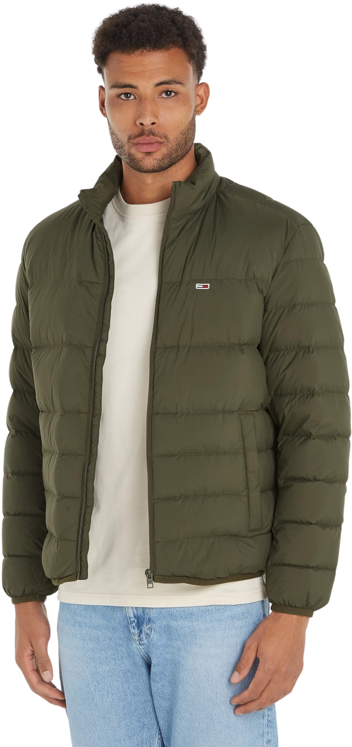 TJM LIGHT DOWN JACKET Erkek Ceket, Yeşil, XL