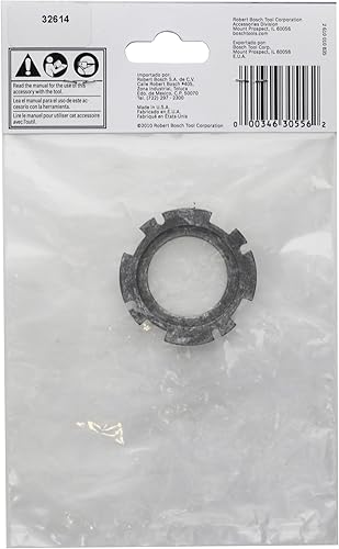 Miniatura 5 de BOSCH Adaptador de guía de plantilla de enrutador roscado RA1100, plata