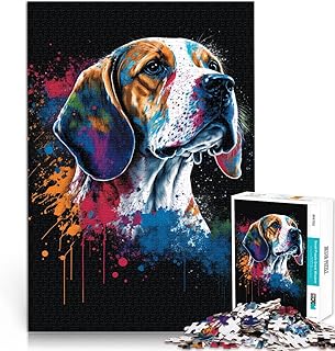 Comprar Puzzles 1000 piezas para adultos Beagle Perro Puzzle educativo 26x38cm Cumpleaños y Regalos únicos Adecuado para adolescentes de 14 años y más