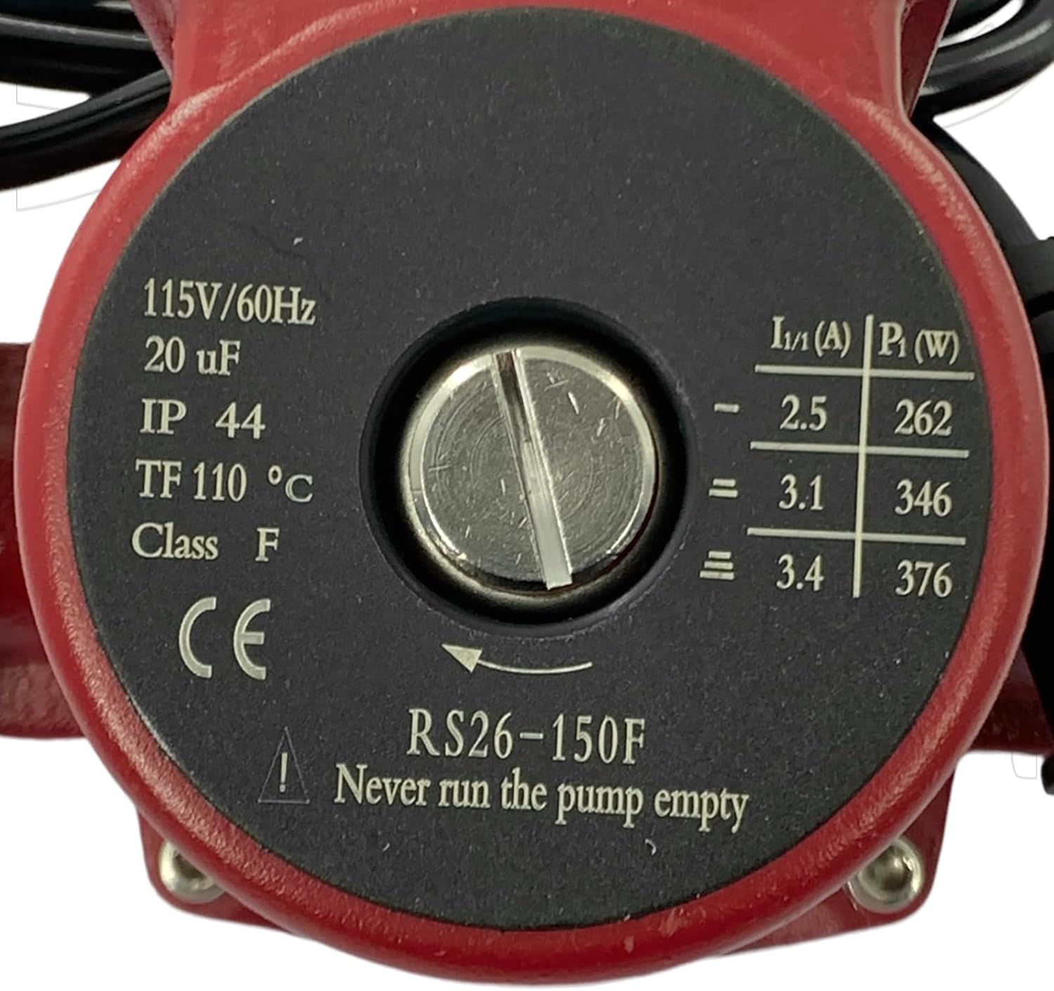 UPS26-150F 115V 1/3 HP 60HZ 3-Speed Hot Water Circulator Pump Compatible with Grundfos for Heating & Cooling Systems Replace 95906630 UPS26150F