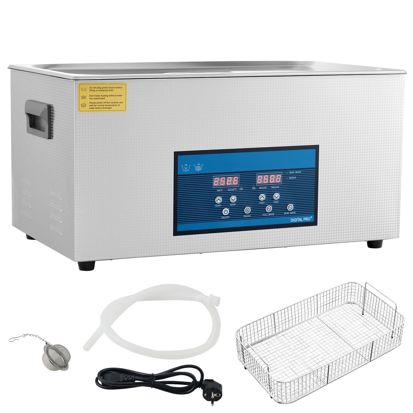 VEVOR Ultraschallreiniger 6,5 L Mit Heizung & T Produktbild-Vorschau 3