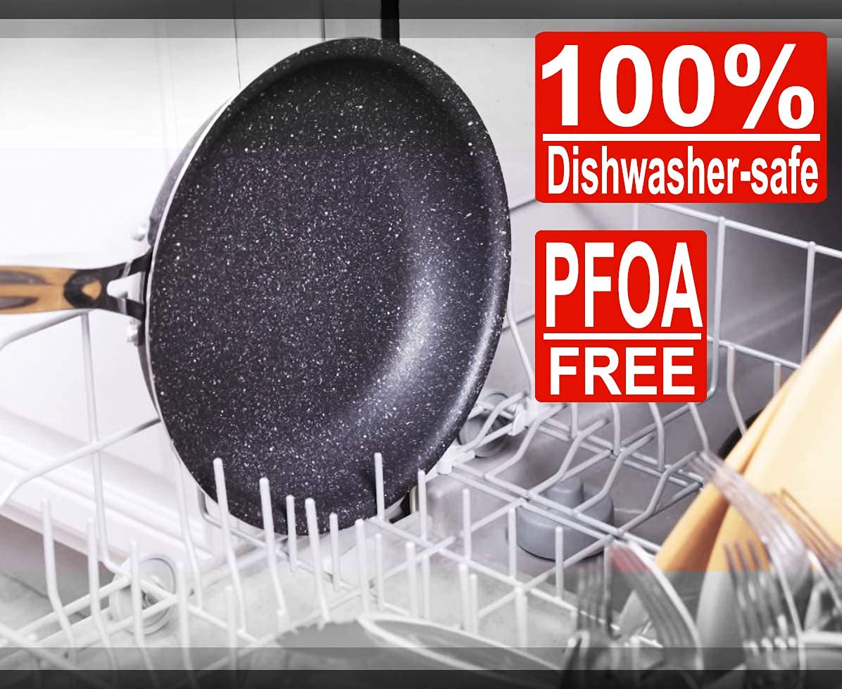 GRANITESTONE 2591 Super Nonstick and Scratchproof, Nowarp, OvenSafe