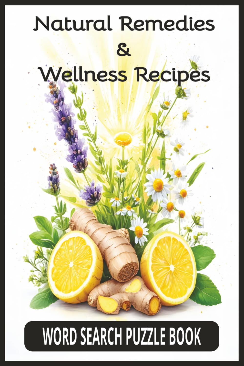 Natural Remedies & Wellness Recipes Word Search Puzzle Book: 50 Easy-to-Read Puzzles · Herbal & Wellness Themes for Relaxation and Mindful Living