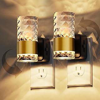 L LOHAS LED Night Light, Modern Night Lights Plug into Wall, 2 Pack 3000...