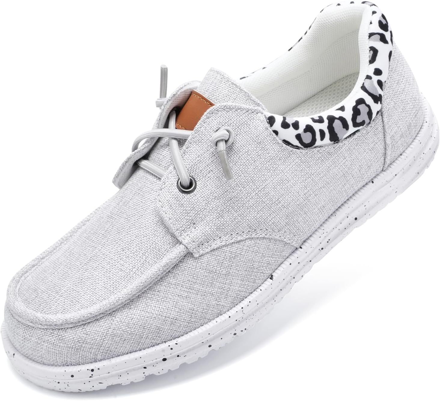 Slip On Loafers for Women, Arch Support Lightweight Boat Shoe Comfotable Business Casual Shoes with Memory Foam
