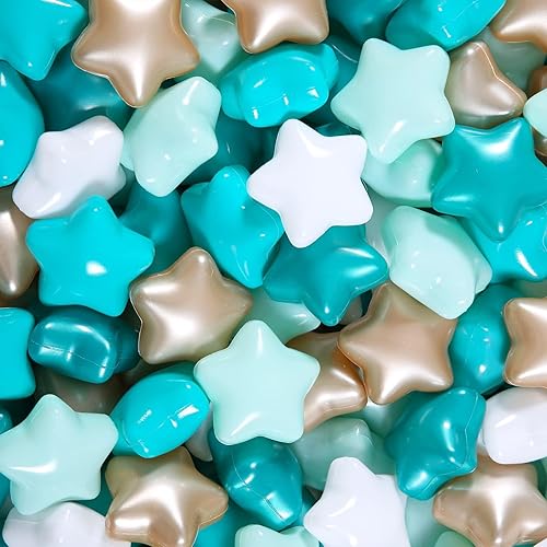 GOGOSO Pelotas para Piscina de Pelotas para Niños Pequeños, Pelotas de Juego de Plástico para Bebés, Pelotas Suaves en Colores Pastel No Tóxicas Sin