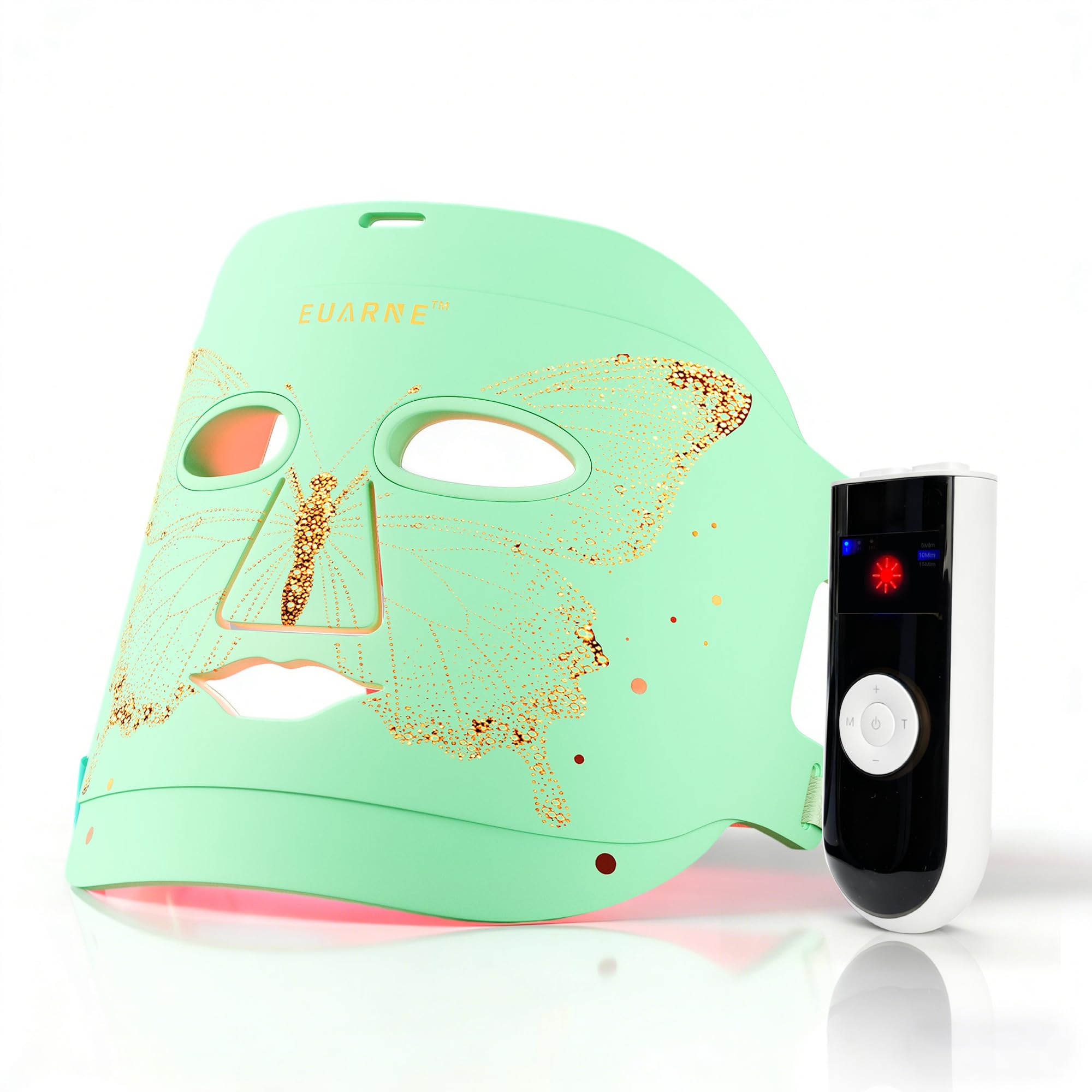 LED Face Mask Light Therapy Red Light Therapy for Face 324 LEDs and 4 Modes Light Therapy Mask