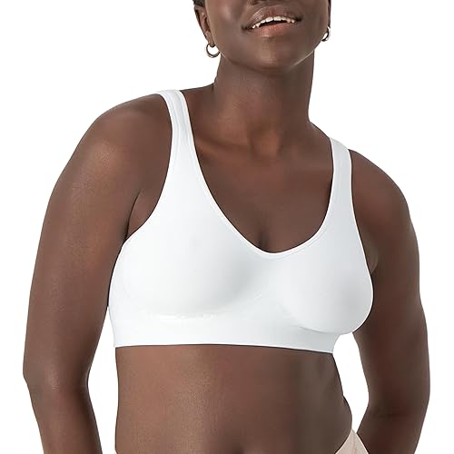 Bali Women's Wireless Bra, Comfort Revolution Seamless T-Shirt Bra, ComfortFlex Fit, Moisture-Wicking