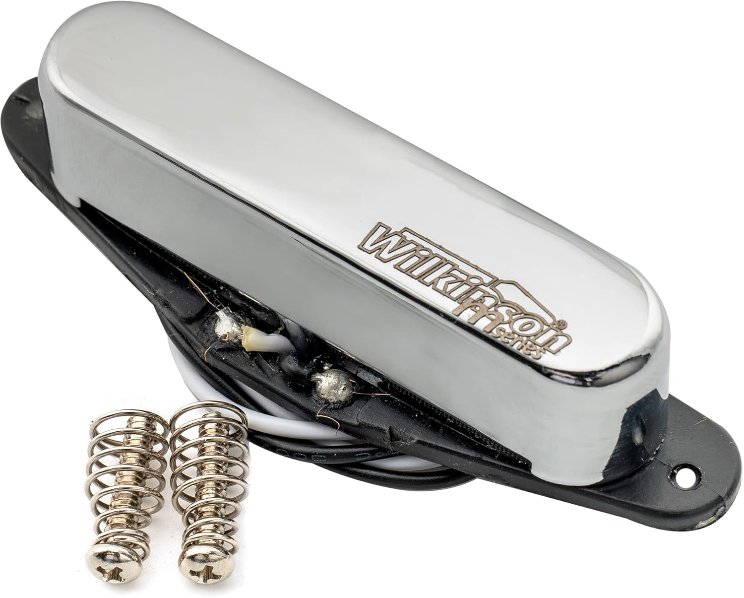 Wilkinson WOV Vintage Alnico 5 Telecaster Neck Pickup for Tele Style Electric Guitar, Chrome