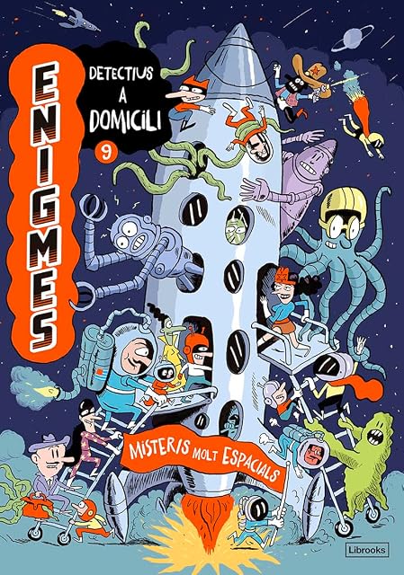Portada de Enigmes. Detectius a domicili 9. Misteris molt espacials