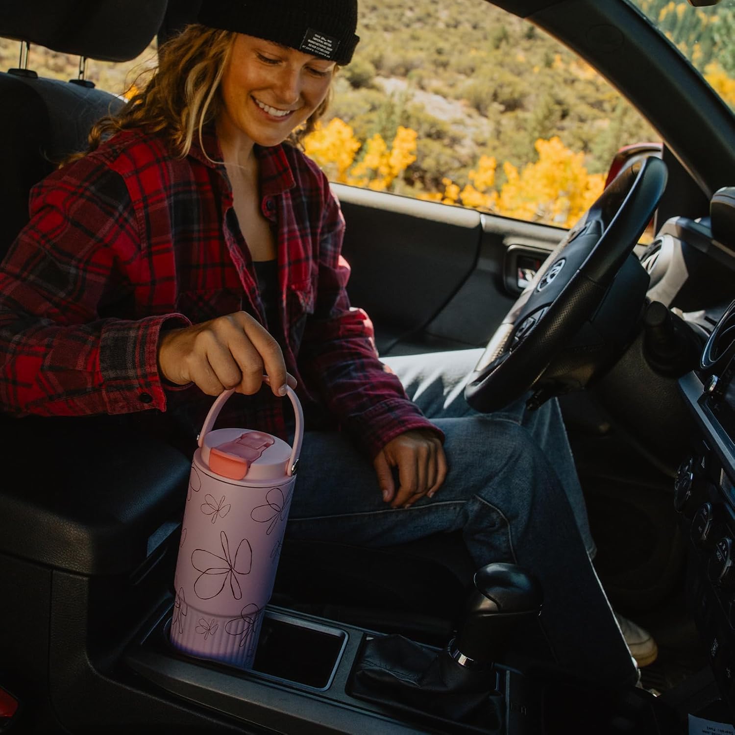 BOTTLE BOTTLE Insulated Water Bottle with Straw and Handle Stainless Steel Water Bottles for Car Sports Home Office and School 26oz Leak Proof - Image 2