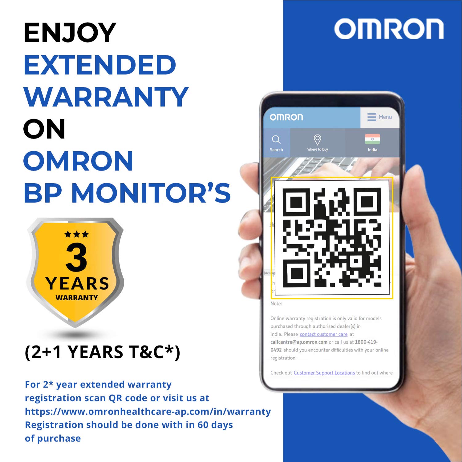 Omron Automatic Upper Arm Blood Pressure Monitor and Digital Thermometer Combo, White 1