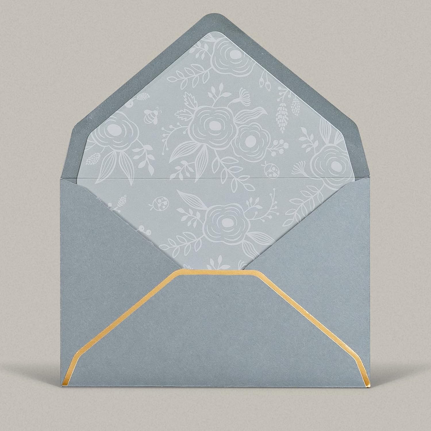 Prims & Flourish Thank You Cards with Envelopes, 24-Count, Midnight and Gilded Blooms, Gold Foil Floral Design, 4 x 6 Inches, Blank Inside Bulk Notes for Weddings, Baby Showers, Bridal Showers - Image 5