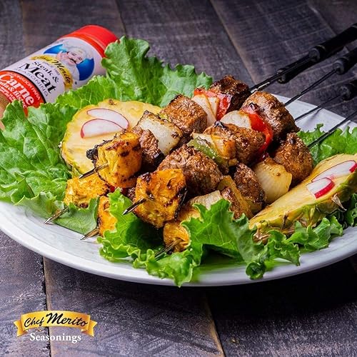 Miniatura 4 de Chef Merito Carne Asada & Bistec - Condimento para carne y carne en polvo, 3 onzas, paquete de 2  Nuggets de pollo, muslos, condimento para carne, a