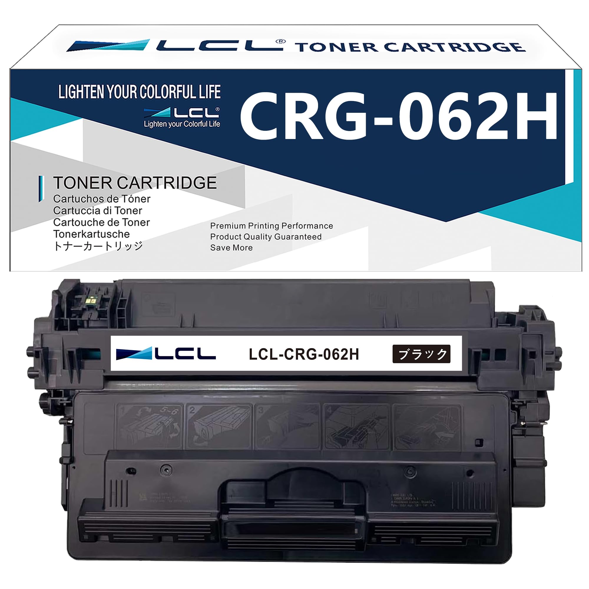 Amazon.co.jp: LCL CANON用 キャノン用 062H CRG-062H 残量表示 互換