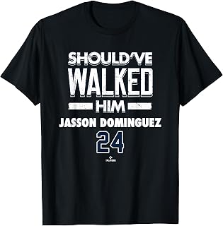 Should've Walked Him Jasson Dominguez New York Baseball T-Shirt