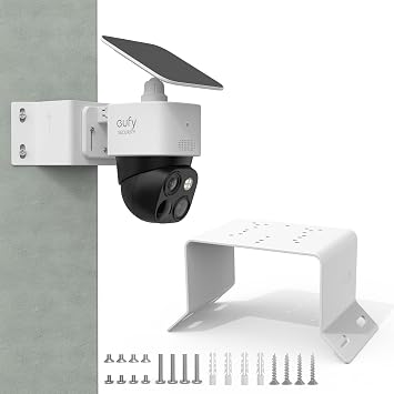 Metal Camera Wall Corner Mount for Eufy SoloCam S340/SoloCam E30/4G LTE Cam S330/E330 Professional and Reolink Argus PT Cameras