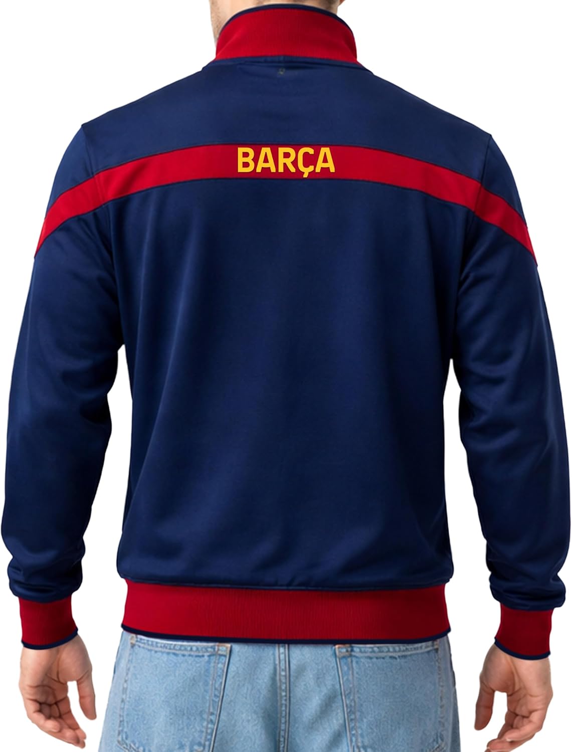 Icon Sports Officially Licensed FC Barcelona Soccer Track Jacket - Unisex Adult