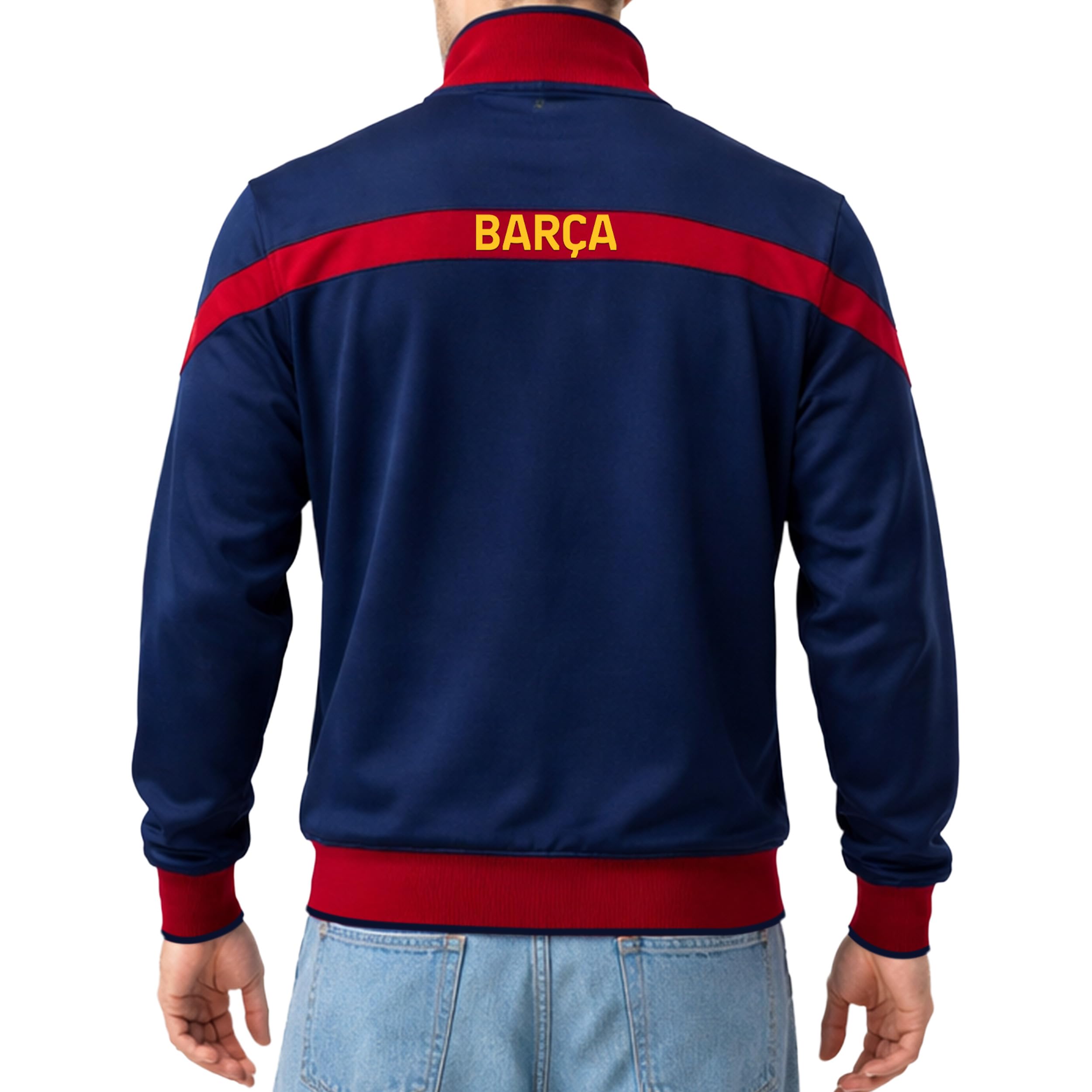 Icon Sports FC Barcelona bluza dresowa z zamkiem błyskawicznym