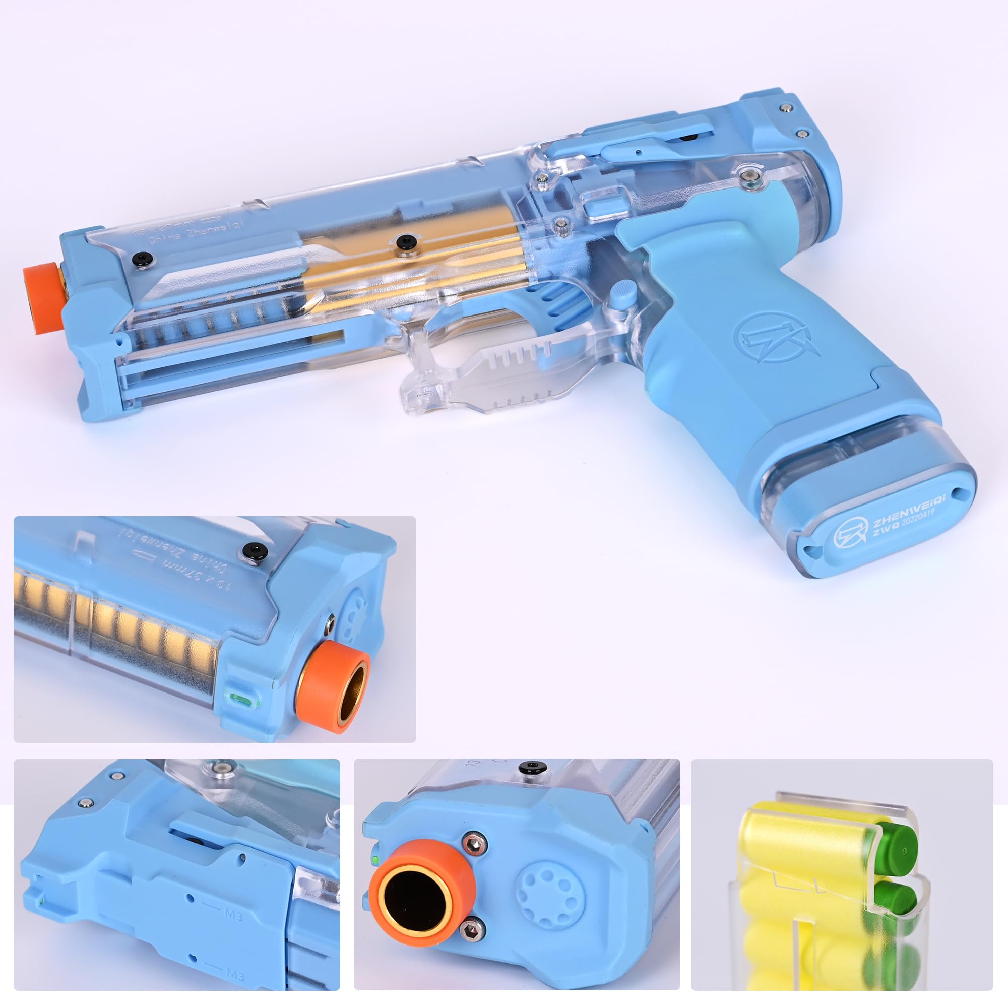 Amazon.com: Zhenweiqi Fire Rat Blaster, ZWQ S200 Half Length Dart