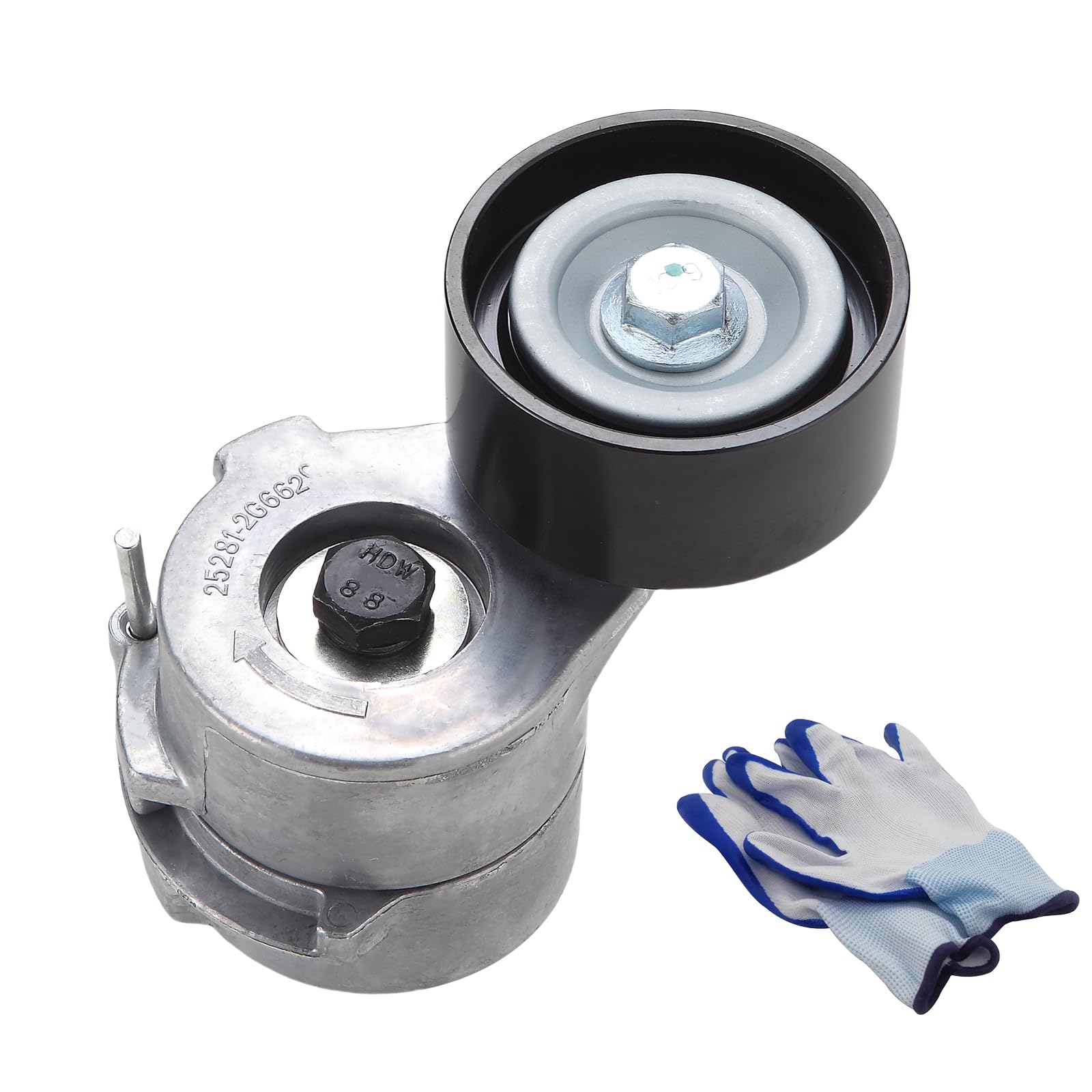 38781 Drive Belt Tensioner Assembly With Pulley For H-yundai Sonata K-ia Optima OE#252812G663 252812G662