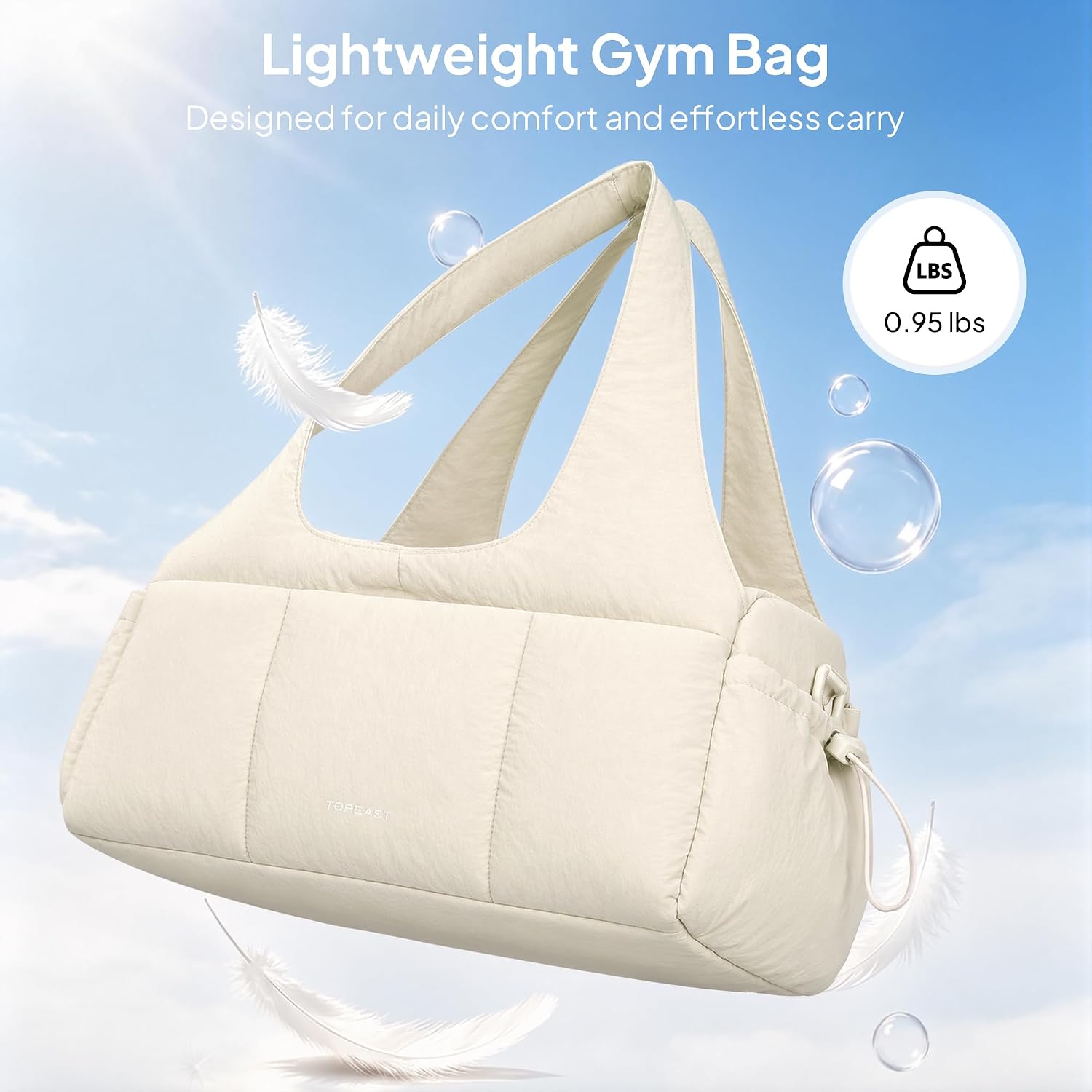 TOPEAST Gym Bag for Women with Yoga Mat Holder Mini Gym Bags Sports Dance Workout Yoga Bag