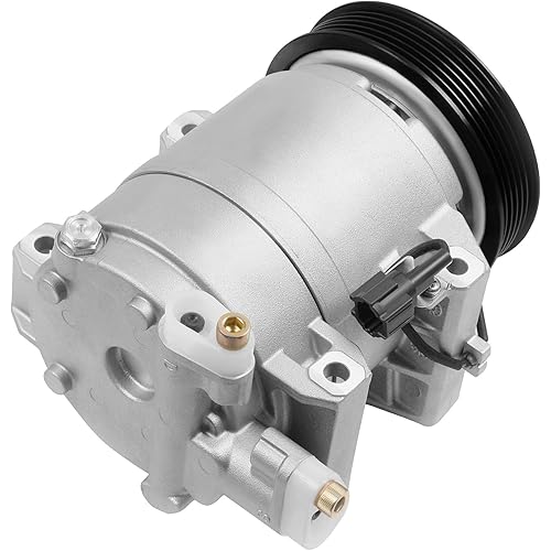 ECCPP A/C Compressor with Clutch Fit for Nissan Altima 2.5L 2002 2003 2004 2005 2006 AC Compressor Rapid Cooling DKS17D
