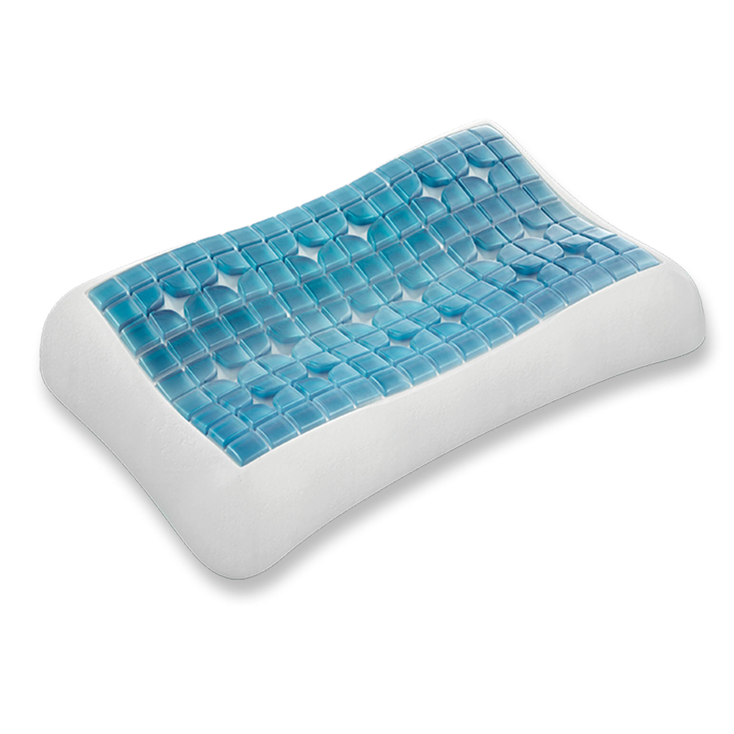 Technogel Poduszka, Pianka Memory, Biały, 13 cm