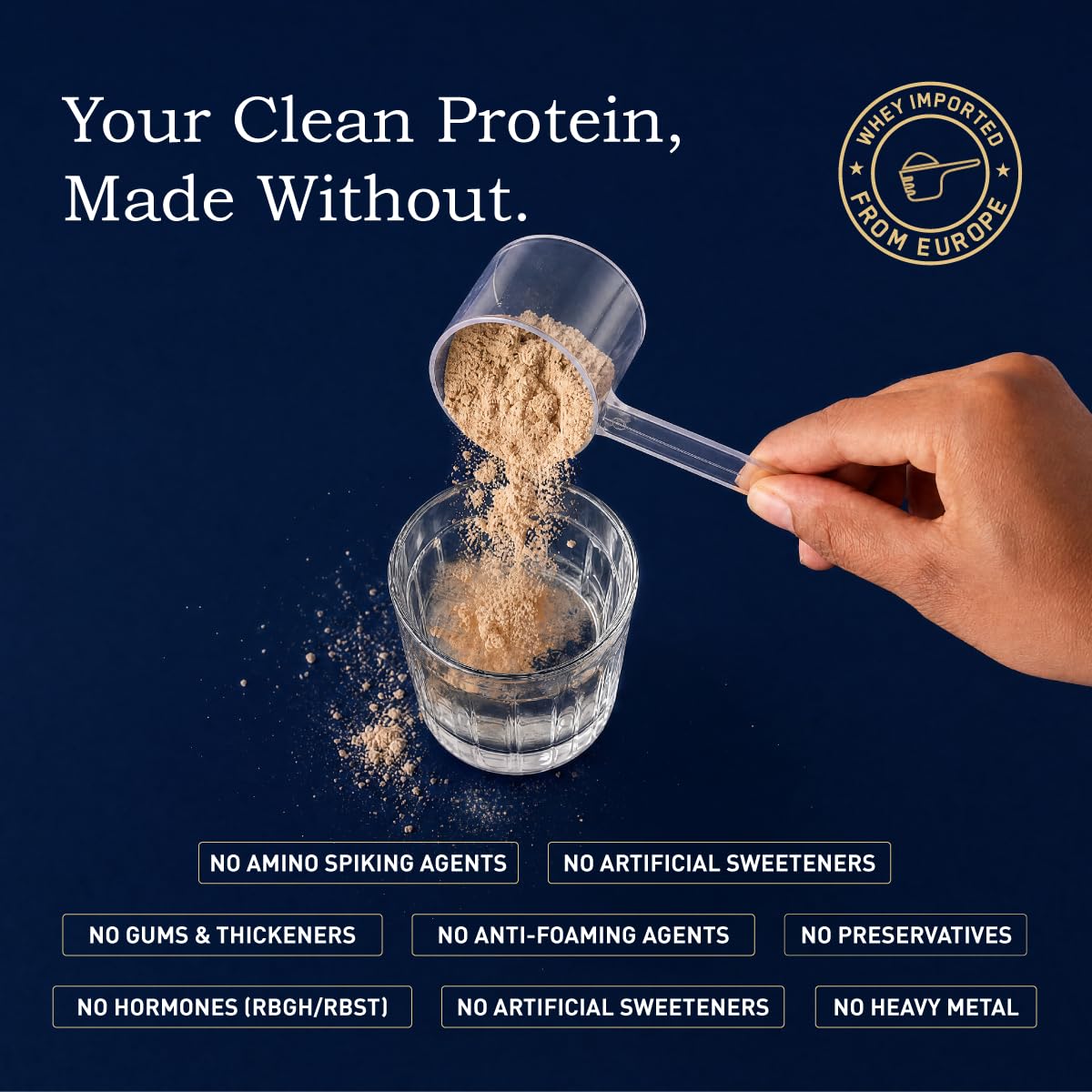 Bigmuscles Nutrition Nitra Isolate [2kg, Malai Kulfi] 32g Protein | 10g EAA | Whey Protein with Bromelian For Faster Absorption | Informed Choice UK Certified | No Added Artificial Sweeteners, Flavours — Amazon image 3