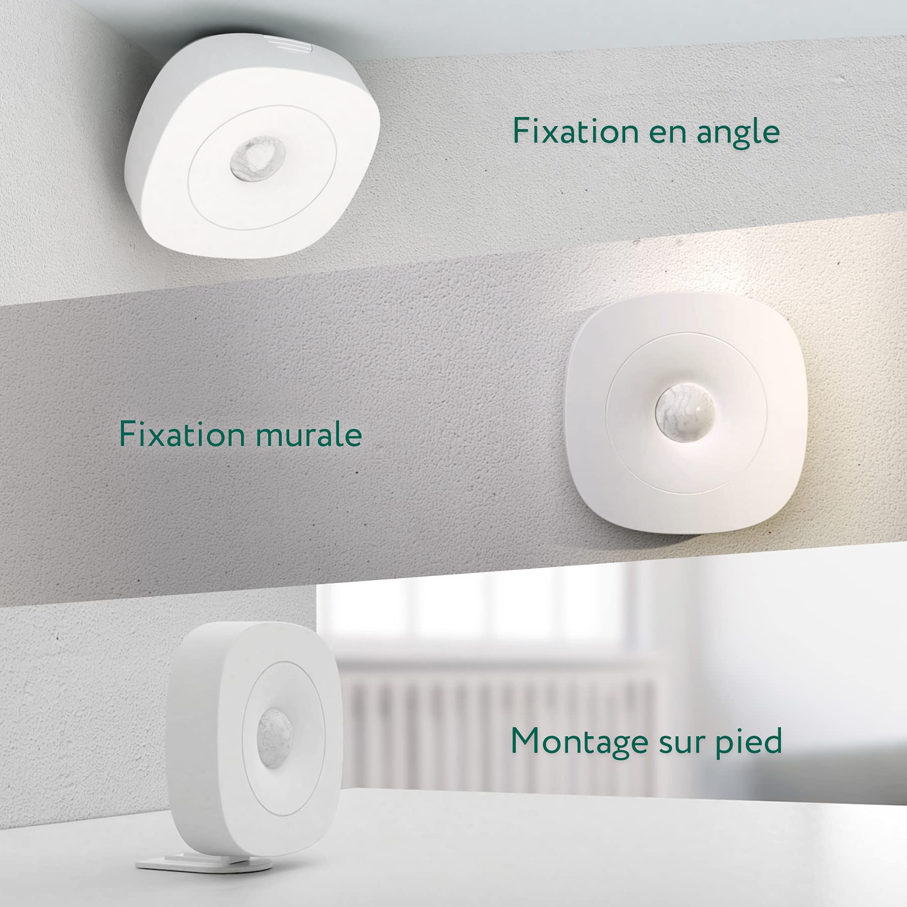 frient Motion Sensor Pro - Détecteur de Mouvement, Lumière et Température | Capteur Zigbee 3-en-1 avec protection anti-sabotage. Compatible avec SmartThings, Home Assistant et Athom Homey.