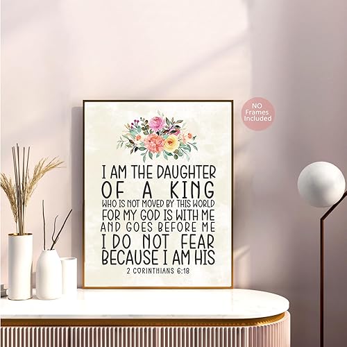 Miniatura 3 de Decoración de pared religiosa, arte de pared con versículo bíblico, impresión motivacional de escritura cristiana, decoración de pared para