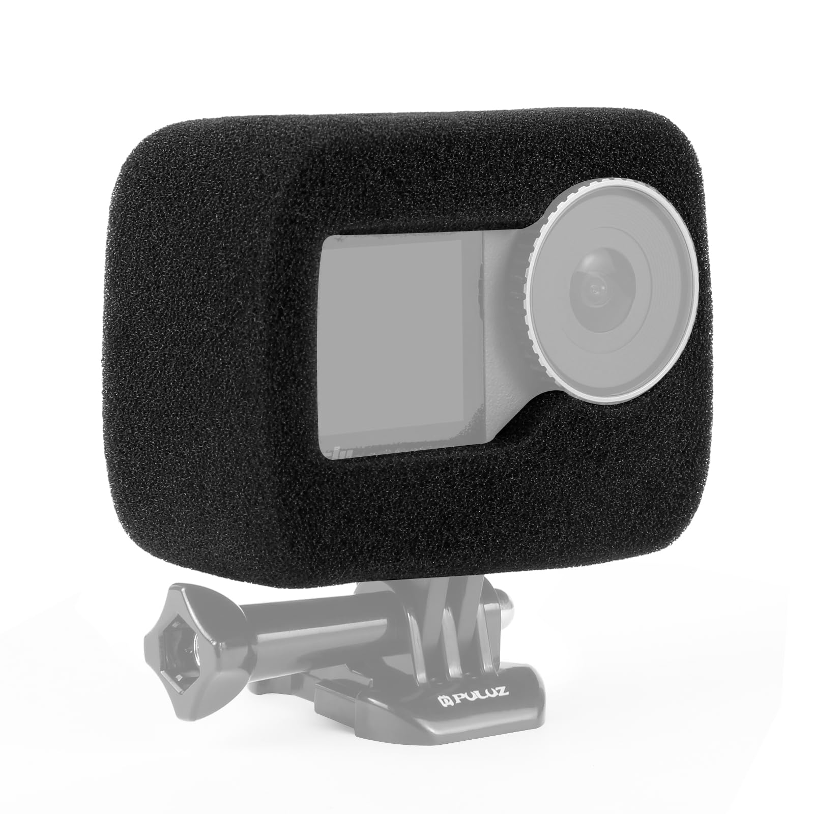 PULUZ Schaumstoff-Windschutzscheibengehäuse für DJI Osmo Action 5 Pro/ 4/3,Schaumstoff-Windschutzscheibengehäuse, reduziert Windgeräusche für optimale Audioaufnahme
