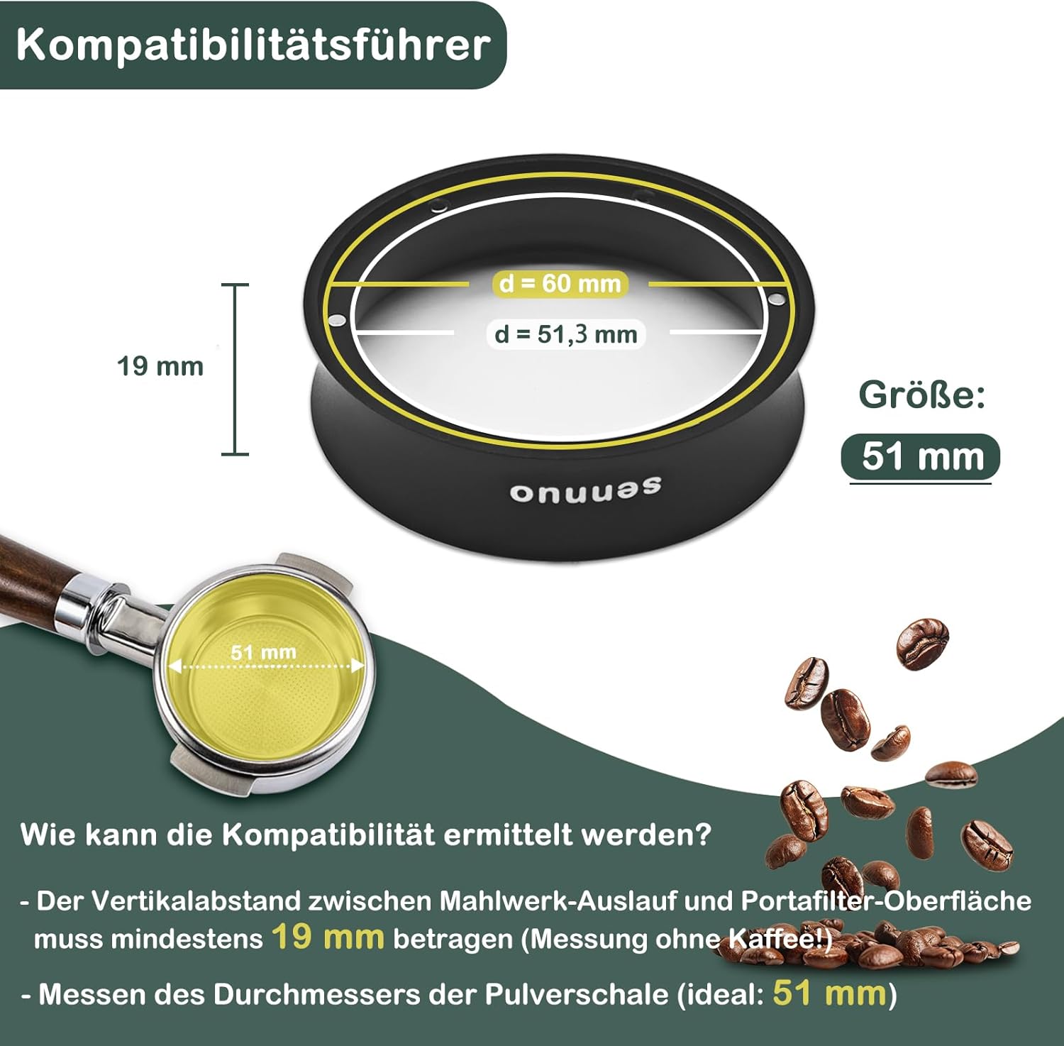Magnetic test for portafilter compatibility