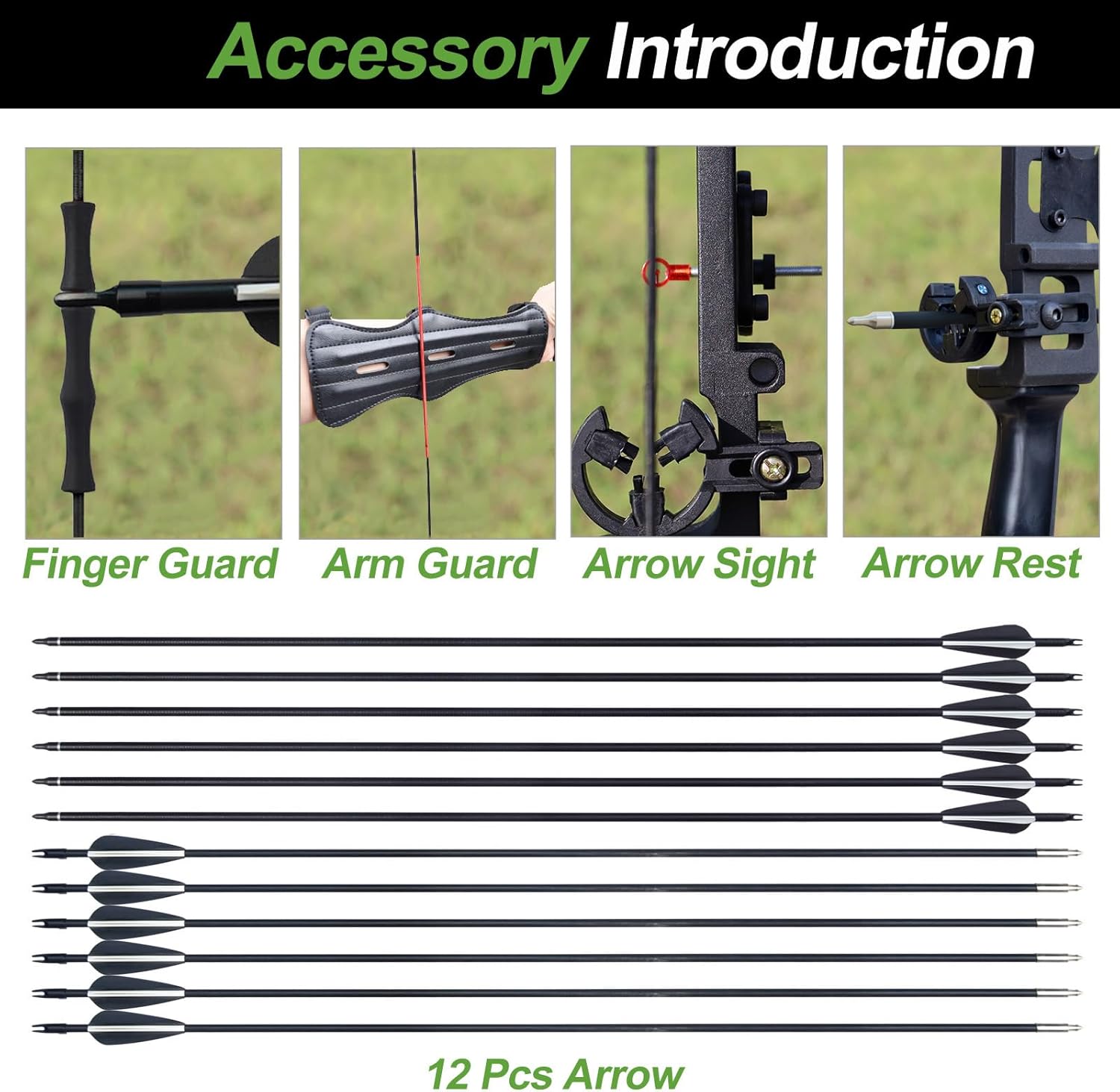 Archery Bows for Adults, Takedown Aluminum Alloy Riser Bow and Arrow Set for Adults Beginners, 30 40 Lbs Right Hand Archery Set with 12 Arrows Recurve Kit