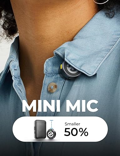 Miniatura 2 de Hollyland Lark M2 - Micrófono inalámbrico Lavalier para iPhone 141312, micrófono de solapa Lightning inalámbrico, audio de alta fidelidad, rango de