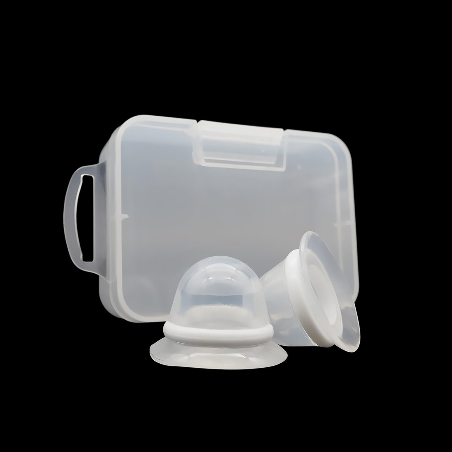 Nipple Pullers or Everters for Flat and Inverted Nipples - 1 Pair with Travel Case