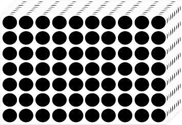3500 Dot Stickers, 3/4 inch Black Coding Labels, Circle Stickers for Office & Classroom