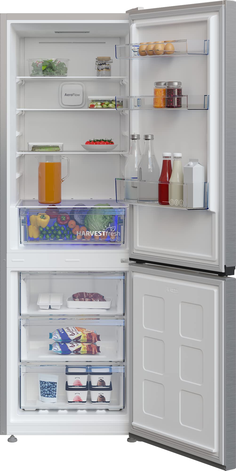 Refrigeratore Combi BEKO B3RCNA344HXB 1.8 Cu. M. - Classe E - Dettaglio