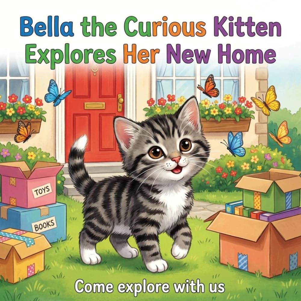 Bella The Curious Kitten Explores Her New Home